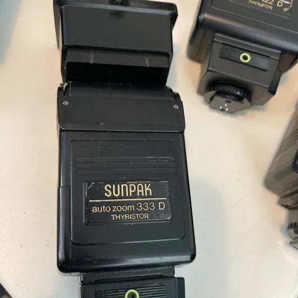 X5 Sunpak camera flashes